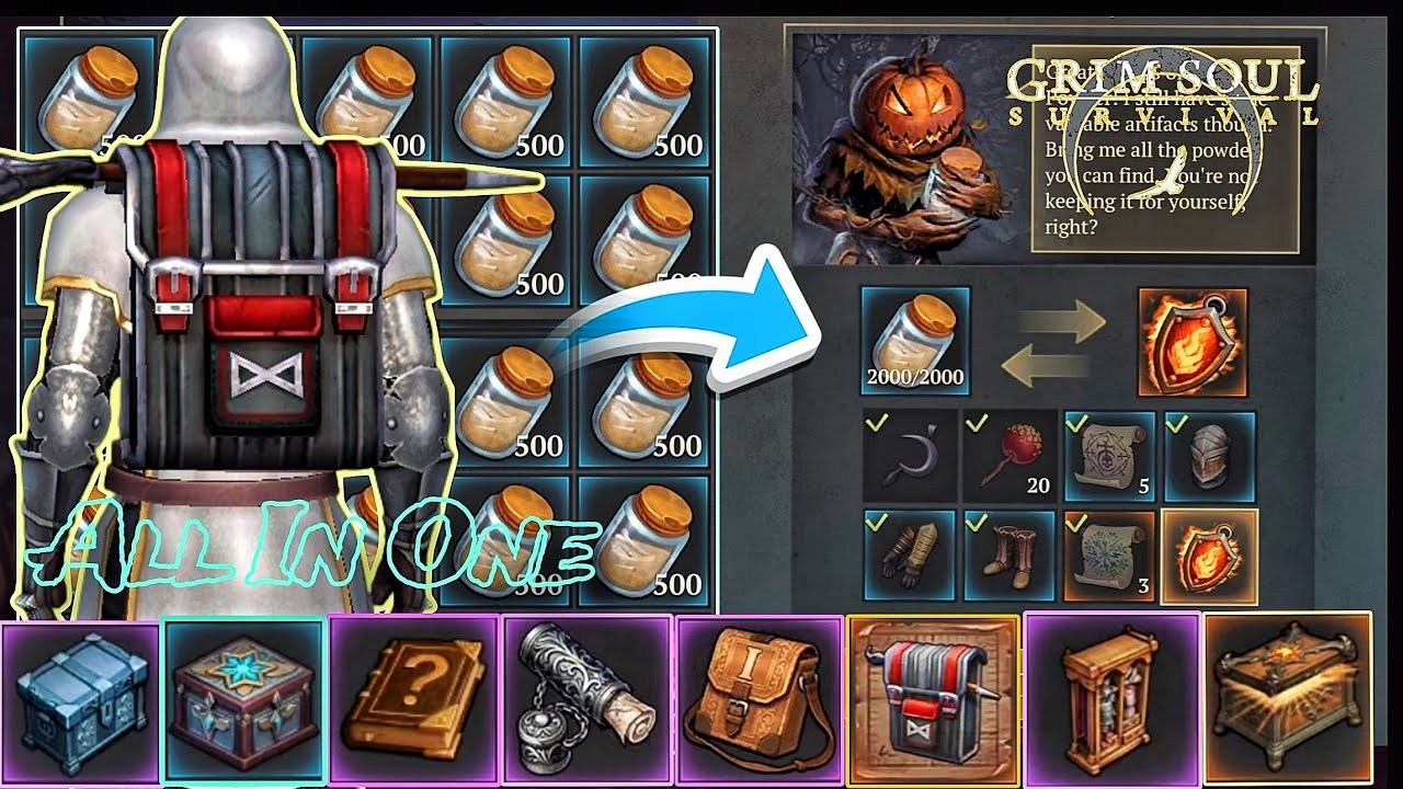 Grim Soul — Торговый костяной порошок ❕Жетон Ангелов ❕Жетон Боевых Псов и ключ Друзей ❗