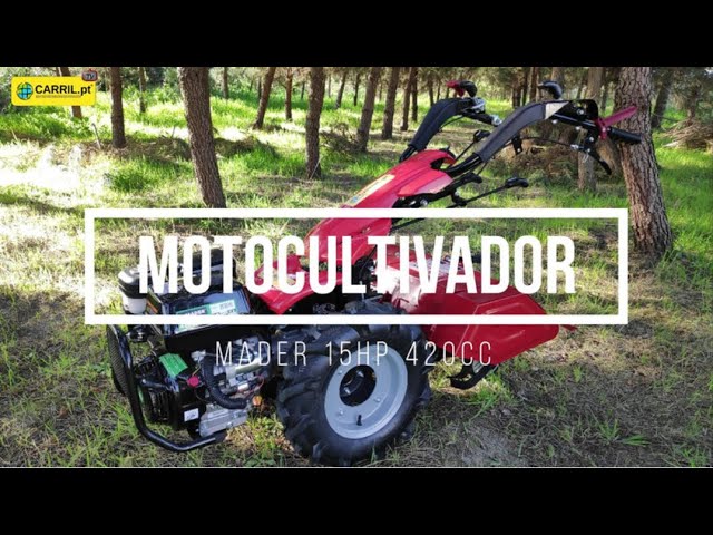 MOTOCULTOR GASOLINA 7 HP 3 VELOCIDADES MADER