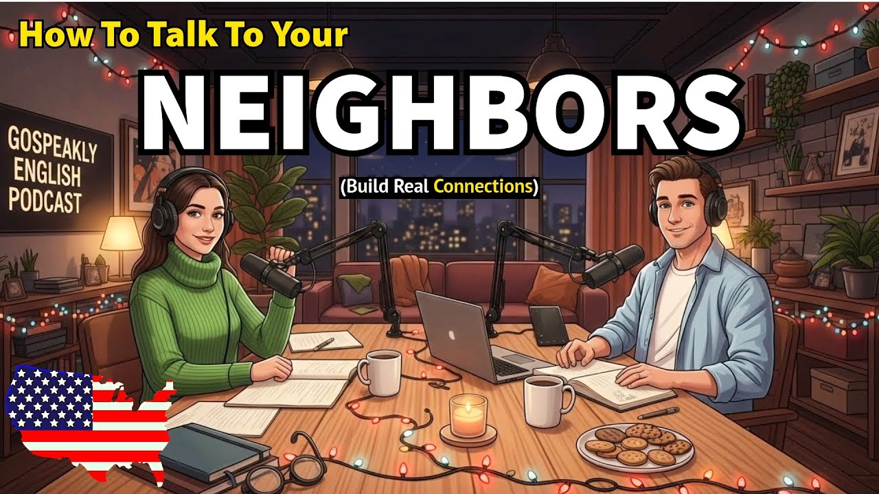 How to Talk to Your Neighbors (And Build Real Connections) | English Podcast For Speaking Fluency