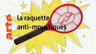 l'objet : la raquette anti-moustiques