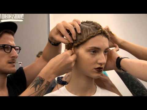 Video: Antonio Marras spring / summer 2016: the beauty & hair backstage