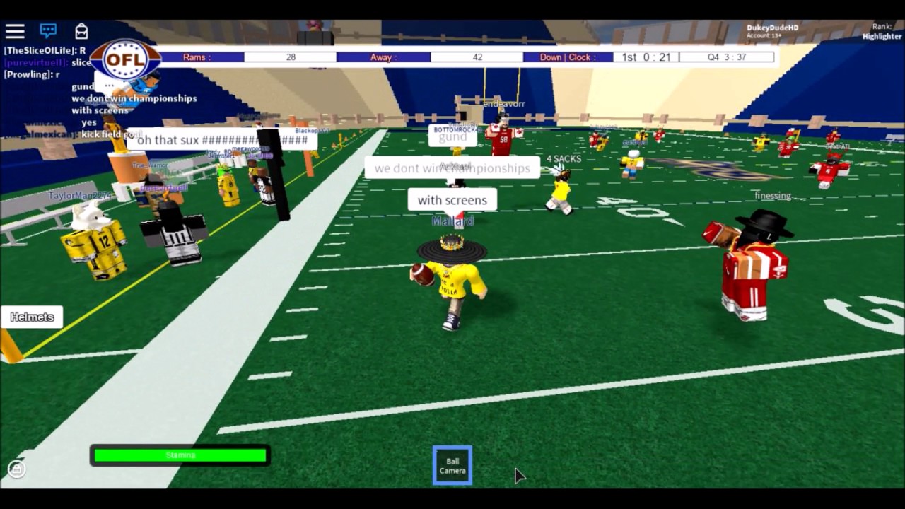 OFL S14 W7 Spartans @ Rams - YouTube