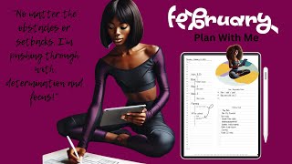 February Digital Plan With Me | Daily planning | Goodnotes 6 + Canva
