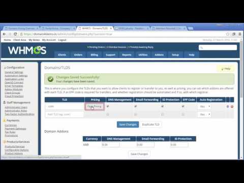 How to integrate Domain Registrar in WHMCS | ResellerClub Tutorial