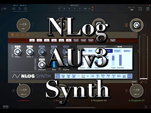 Nlog Synth Pro - Auv3 Synth - Amazingly Cpu Friendly Synth - Review x Demo