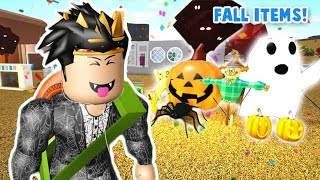 THE NEW BLOXBURG HALLOWEEN UPDATE!! Pumpkin Carving, Fall items and more!
