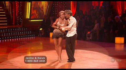 Jennie Garth and Derek Hough - Second Cha Cha Cha,...