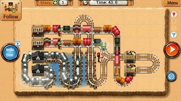 Train Track Maze 2 Long Train | Train Game | Android Gameplay #0003074