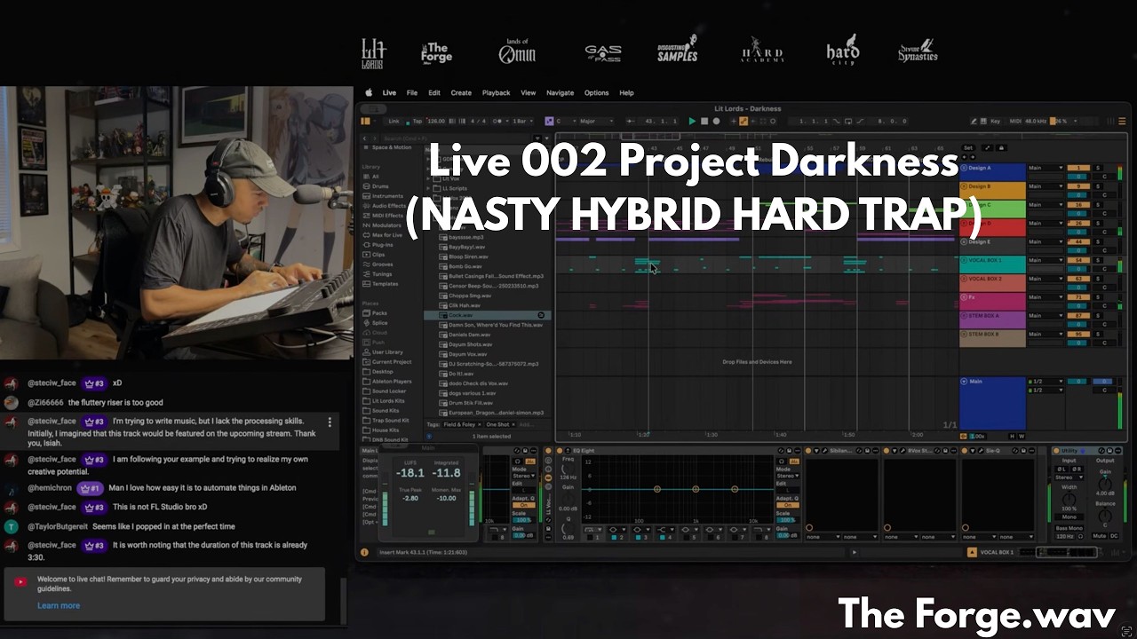 Theforge.wav (Live 002) Project Darkness (NASTY HYBRID HARD TRAP)