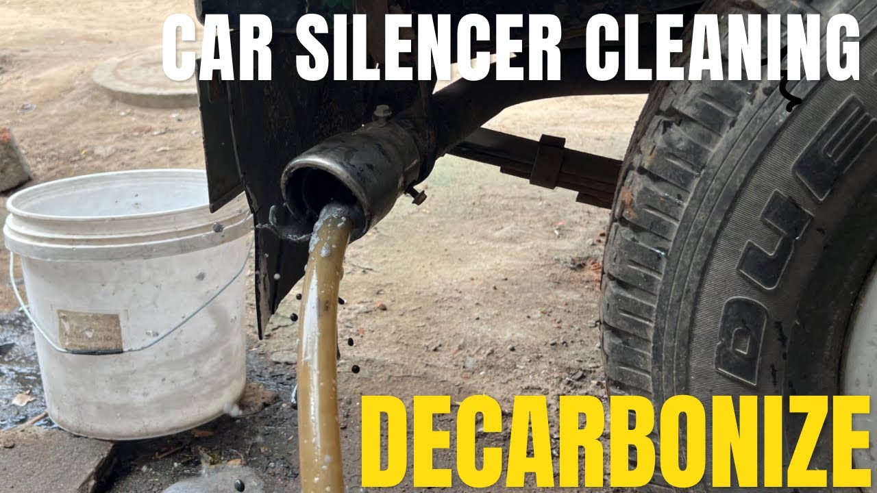 Car Silencer Cleaning at Home De carbonize Solve Black Smoke