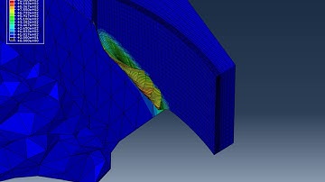3D Down Cut Milling with Abaqus CAE thermal analysis 5