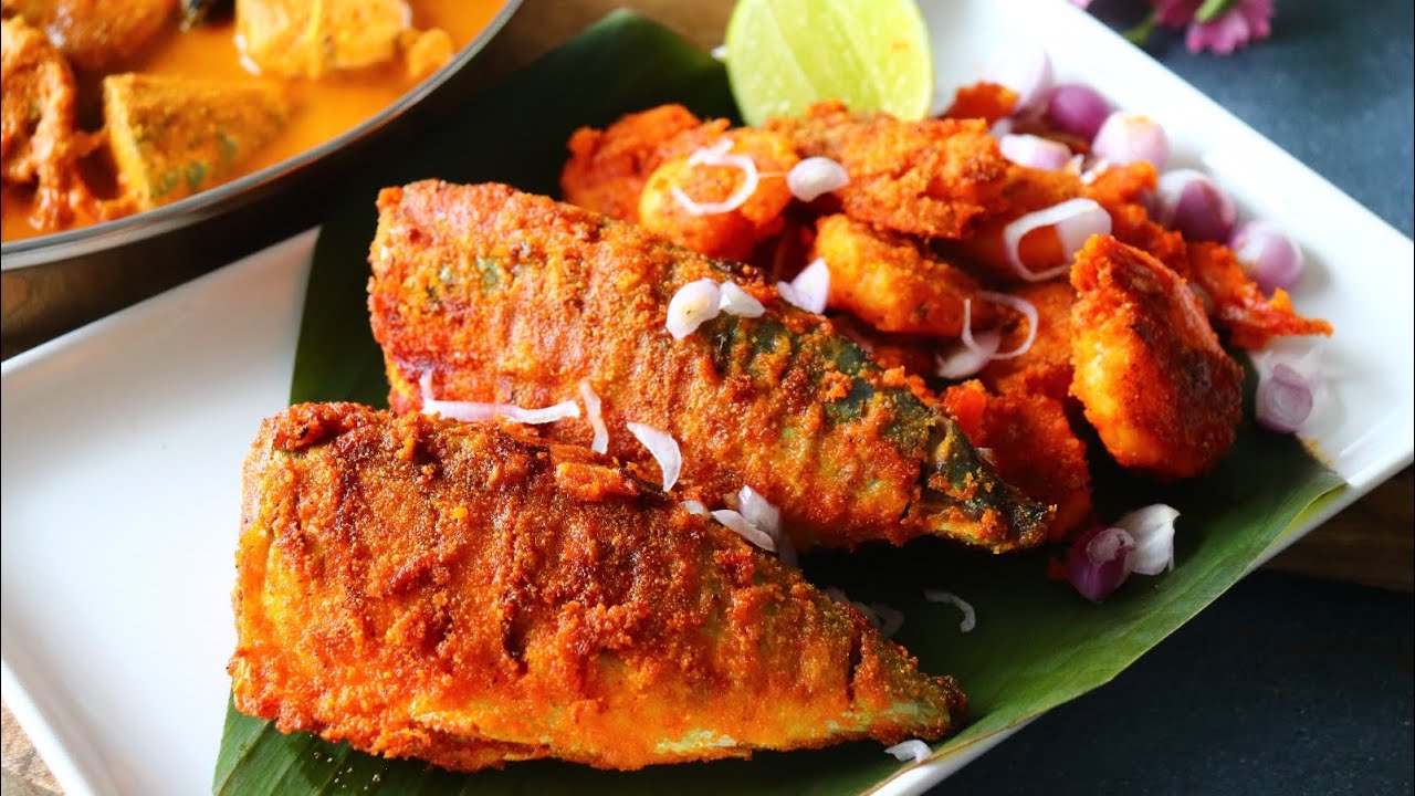 ഗോവ സ്റ്റൈൽ ഫിഷ് ഫ്രൈ Rava Fish Fry Recipe Malayalam Goa Style Fish