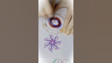 Spirograph art / satisfying video #spirograph #art #satisfying