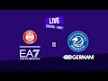 Live  ea7 emporio armani milano vs germani brescia  lba playoff unipolsai 2024  g1