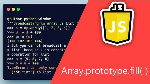 Javascript : : : Array.prototype.fill( )
