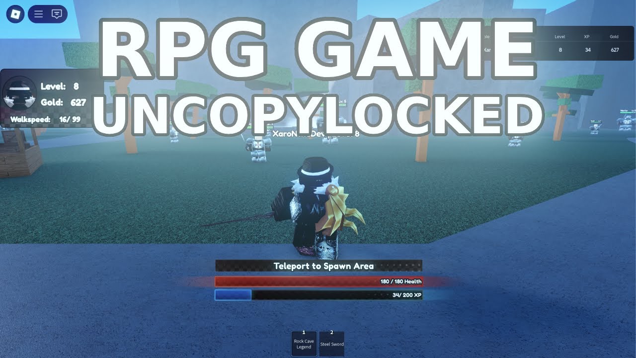 RPG GAME ROBLOX STUDIO YouTube 