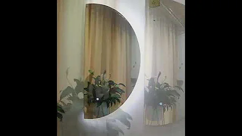 MiMirror - Luxury Half Moon Glow Backlit Mirror