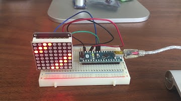 Keyestudio I2C 8x8 LED Matrix HT16K33テストその①