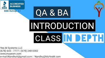 www.myyesm.com - QA & BA Introduction Class