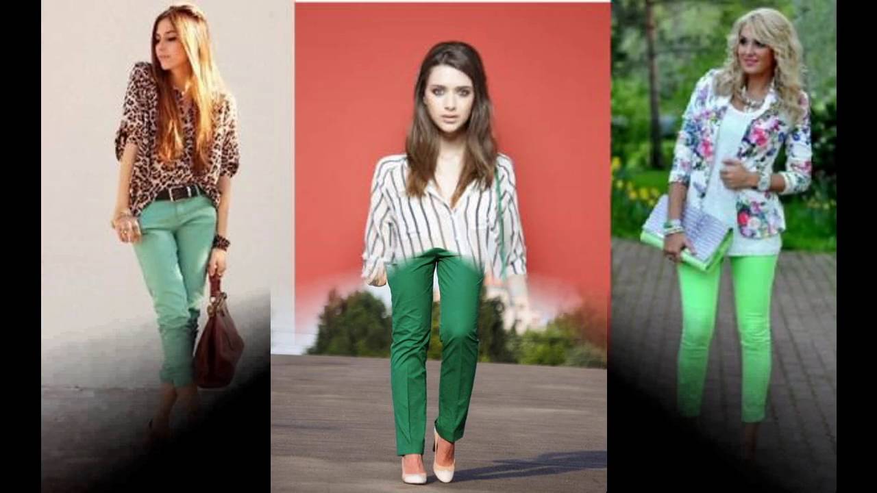 Todas las tendencias Como combinar el color verde en ropa - YouTube