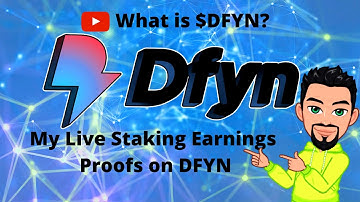 DFYN Exchange- Staking Farming Pools & LIVE Earning Proofs