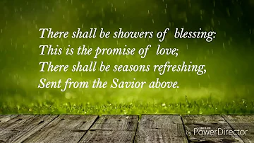 There shall be showers of blessing // promise of love|||best pray || nursing pray
