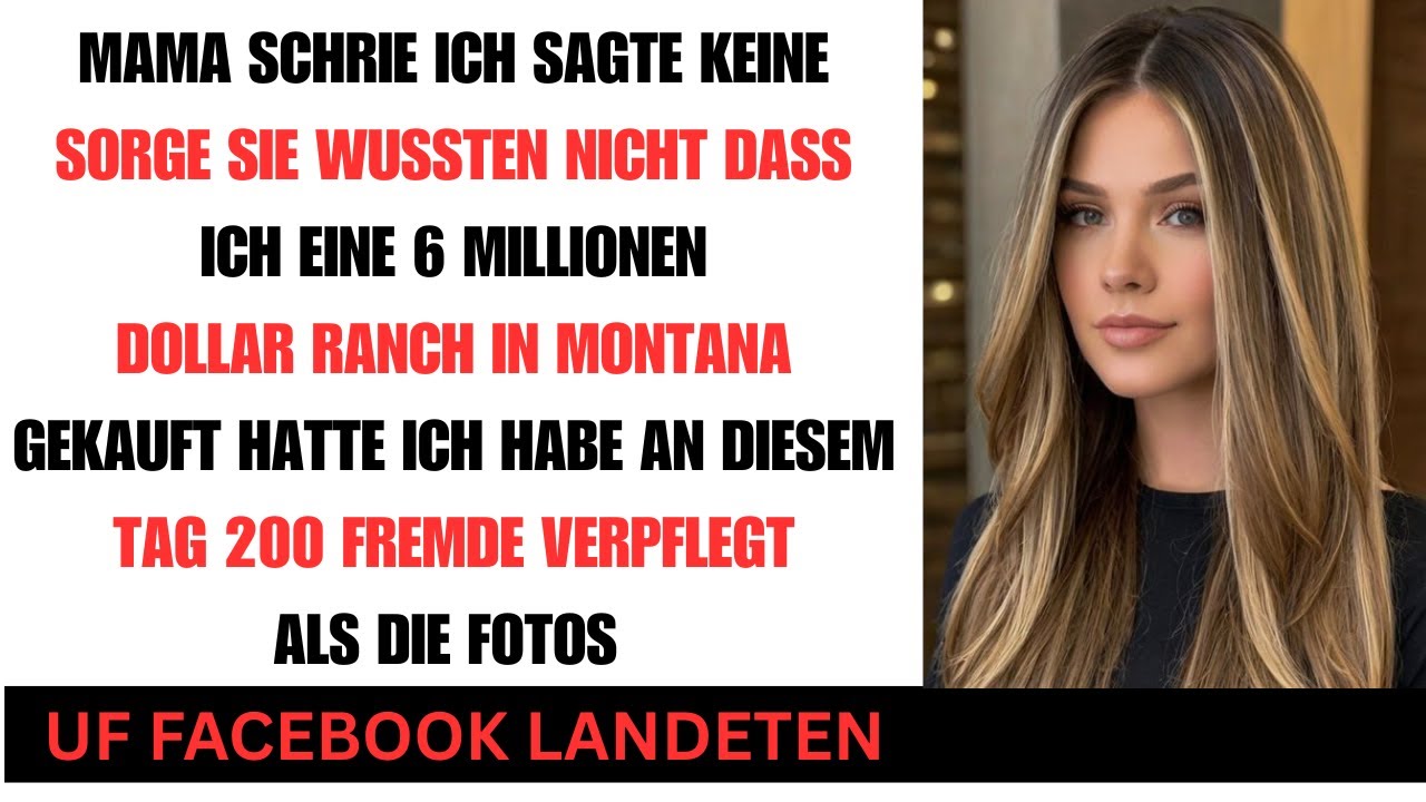 Thanksgiving ist voll rief Mama. Ich sagte Kein Problem sie wussten nicht dass ich kaufte