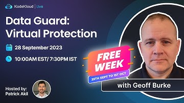 From Physical to Virtual: The Evolution of Data Protection in the Age of Kubernetes | KodeKloud Live