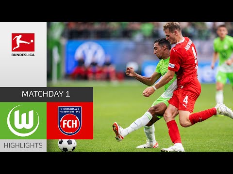 Wolfsburg Heidenheim 1.FC Goals And Highlights