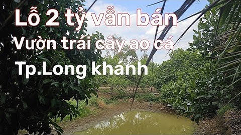 Kẹt tiền cần bán gấp vườn trái cây Tp.long khánh vì gồng không nổi nên bán lỗ.