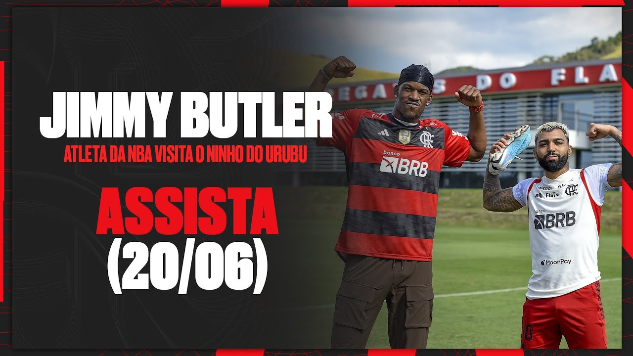 Jimmy Butler conhece futebol do Flamengo e diz que jogará basquete