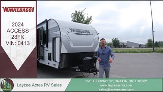 2024 Winnebago Access 28FK Vin: 0413 - Layzee Acres RV Sales