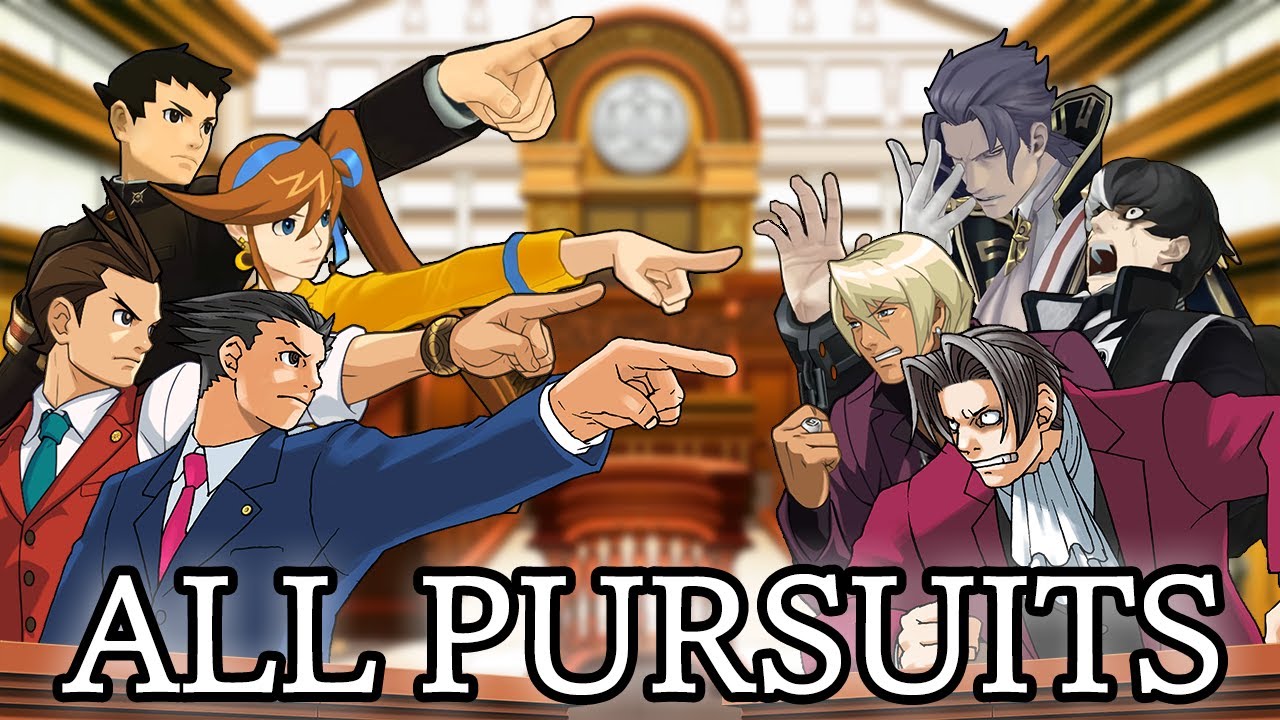 Every Time the Pursuit Theme Plays in the Ace Attorney Series