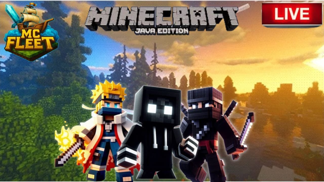 Grinding With the Gang 💪 | MC Fleet Minecraft Live