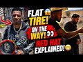 Blueface San Diego Trip Goes LEFT 😳 Flat Tire &amp; Red Hat Explains LIVE