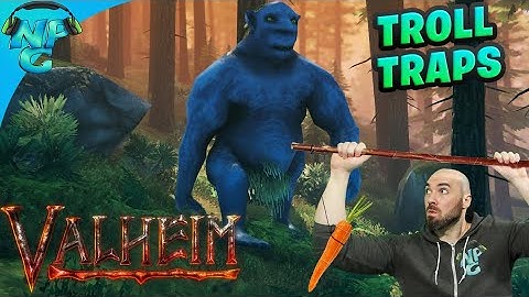 VALHEIM - Trapping the Troll and Defending Against our First Base RAID! E8