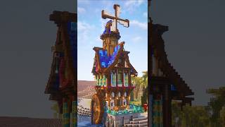 Minecraft: Fantasy Windmill Build ft. @ThaMango1  #minecraft #shortvideo