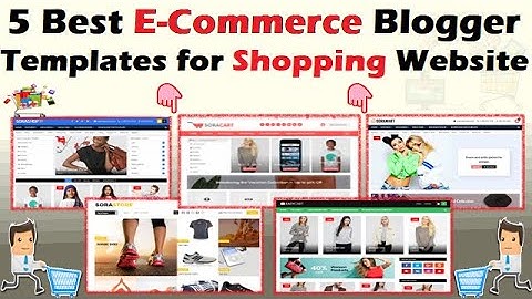 5 Best E-Commerce Blogger Templates for Shopping || Responsive || SEO || Fast Load || Ads Ready 👍👍