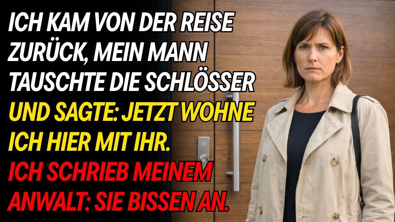 Er tauschte die Schlösser meiner Villa, um mit seiner Affäre einzuziehen – aber ich war bereit...