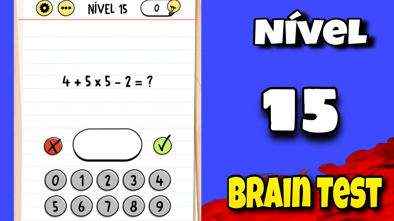 BRAIN TEST NÍVEL 15 EM PORTUGUÊS 