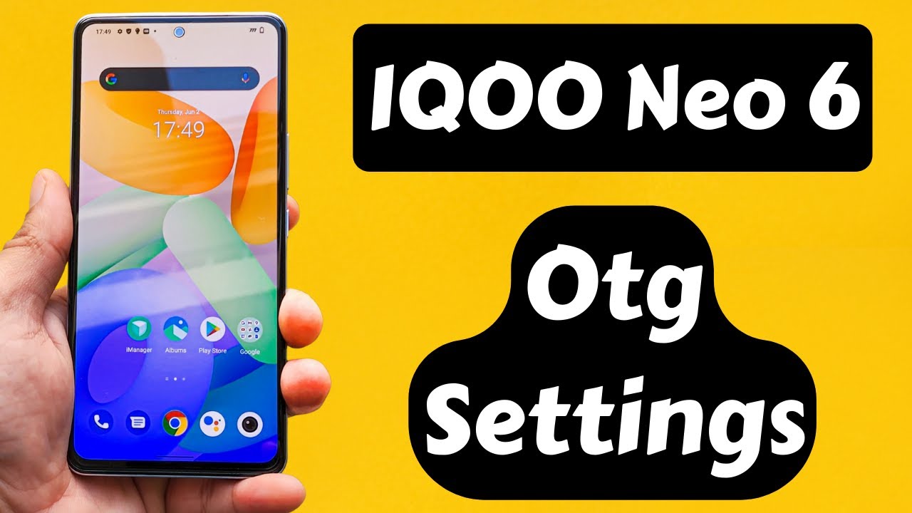 IQOO Neo 6 otg settings | Iqoo Neo 6 otg settings to connect usb/pc