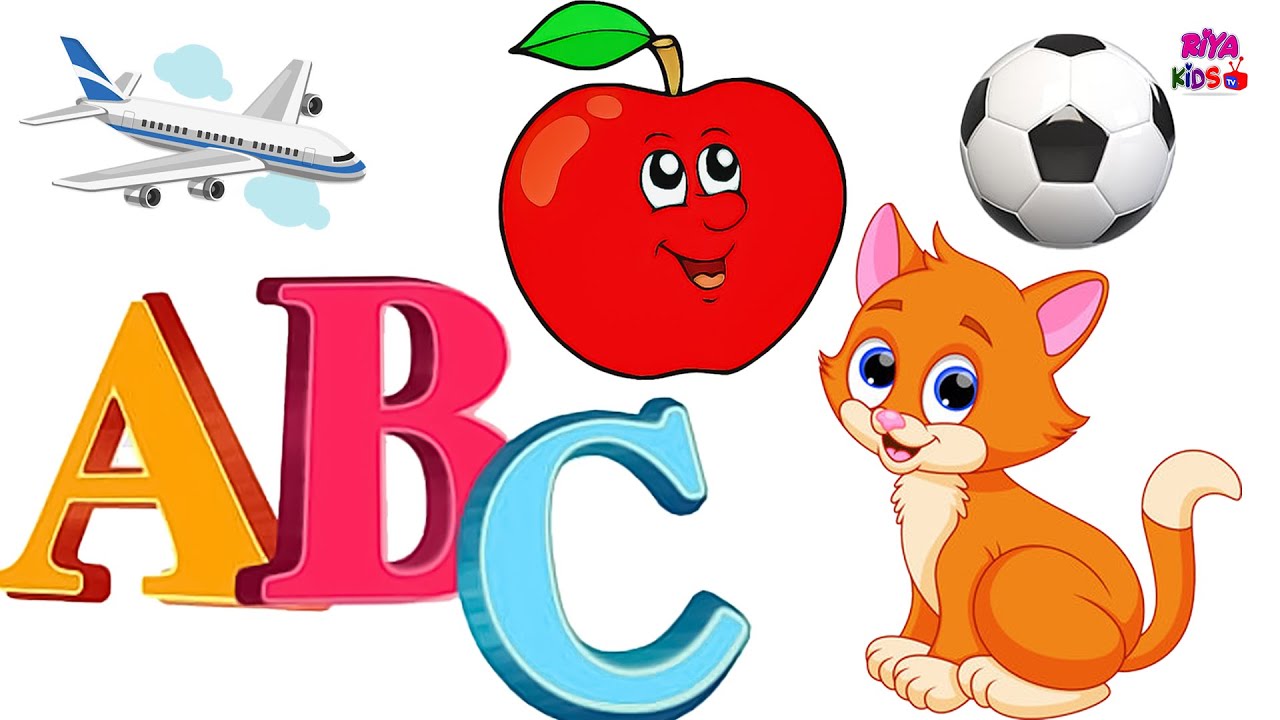 Phonics Song with TWO Words - A For Apple B For Ball - ABC Alphabet ...