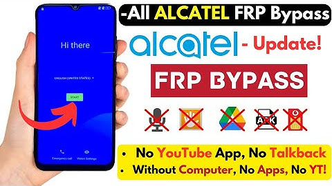 Alcatel Frp Bypass 2024 Without PC - Unlock All Alcatel Frp Google Account -Setup Offline Not Show!