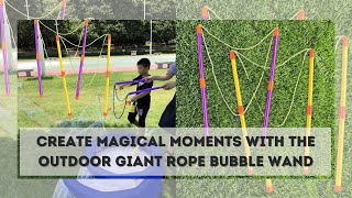 Outdoor Giant Rope Bubble Wand -  Giant Bubble Maker for Outdoor Activity