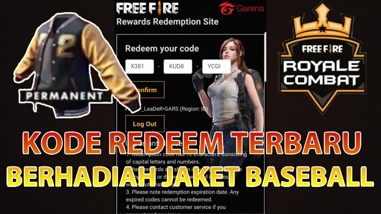 REDEEM CODE TERBARU GARENA FREE FIRE INDONESIA - YouTube - 