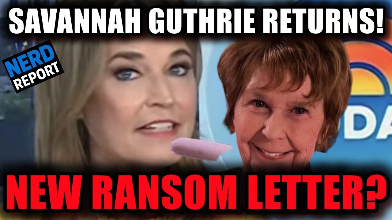 Savannah Guthrie Returns to ‘Today’ Amid Ongoing Search for Missing Mom Nancy +New Ransom!