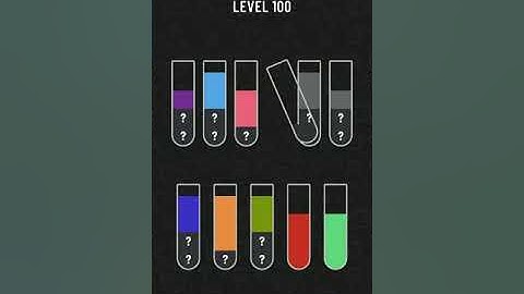 Water Sort Puzzle Level 100 | Level 100