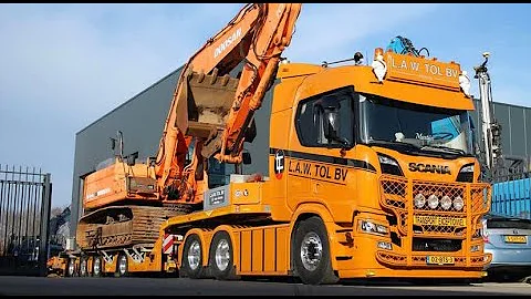 DIKKE VRACHTEN MET DE NIEUWE #SCANIA R660 VAN L.A....