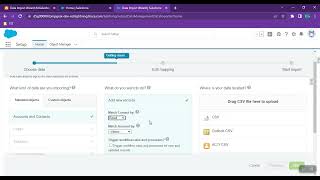 Data Import Wizard (simple Import) #inSalesforce