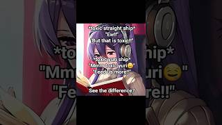(READ DESC!!) see the difference? #yuri #yuriddlc #ddlc #dokidokiliteratureclub